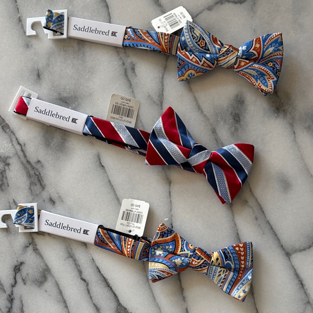 Three Saddlebred Bow Ties